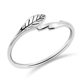 Pretty Leaf Silver Ring NSR-503